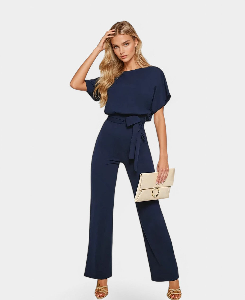 DAILY | LACE-UP JUMPSUIT