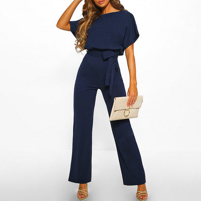 DAILY | LACE-UP JUMPSUIT