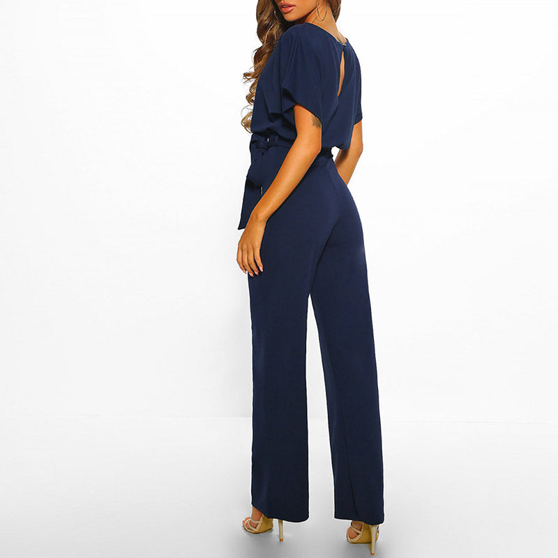 DAILY | LACE-UP JUMPSUIT