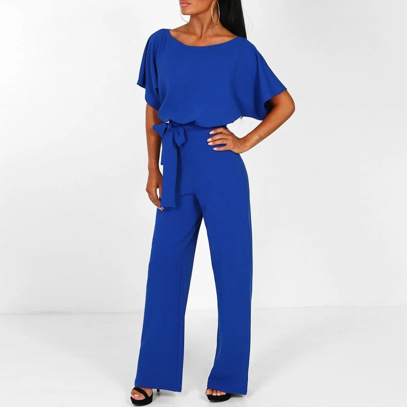 DAILY | LACE-UP JUMPSUIT