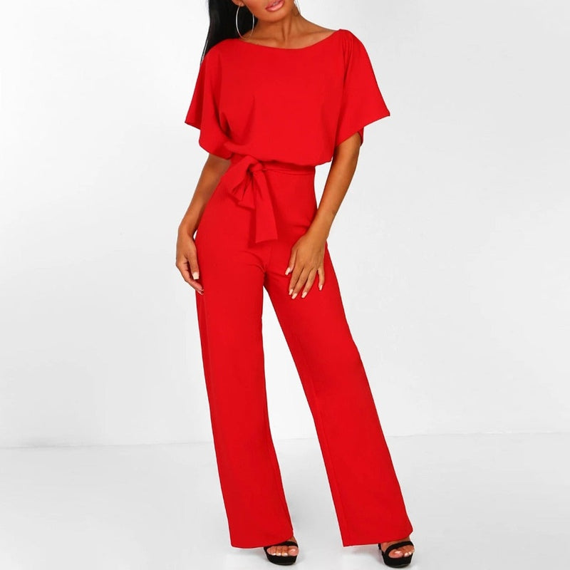 DAILY | LACE-UP JUMPSUIT