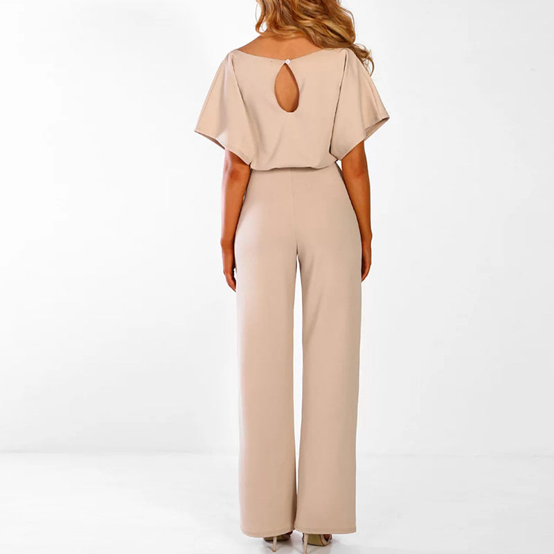 DAILY | LACE-UP JUMPSUIT
