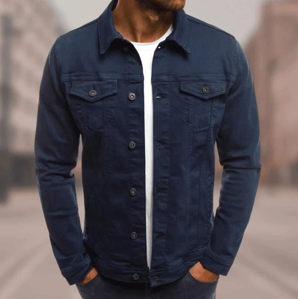 denimjacketdonkerblauw