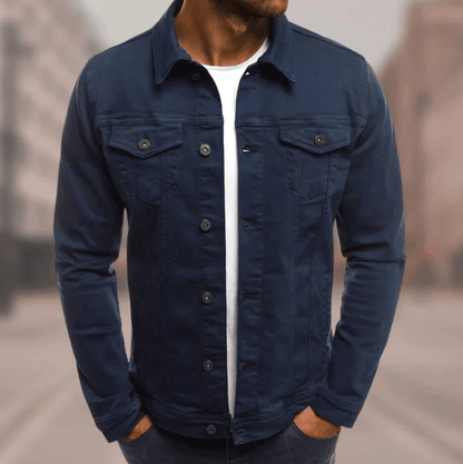 denimjacketdonkerblauw