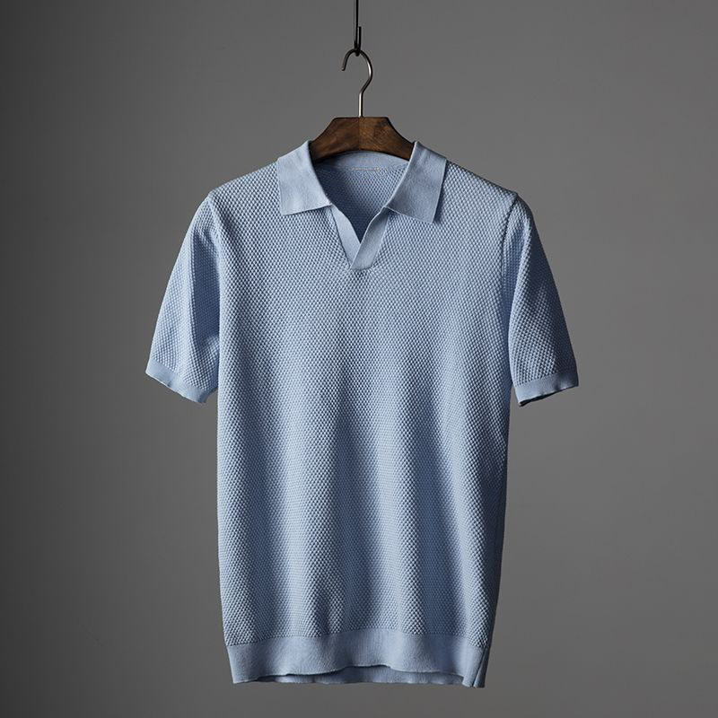 elegantepoloshirtlichtblauw