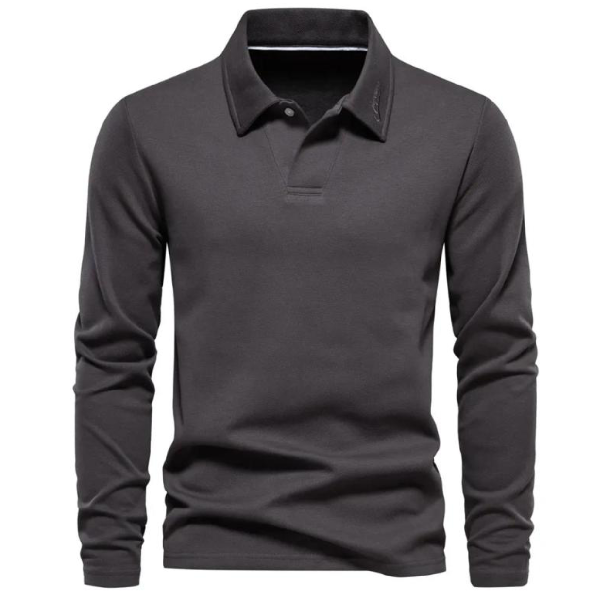 poloshirtlangemouwengrijs